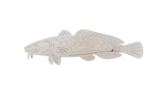 Koka zivs "Vēdzele" | 340x105x3mm